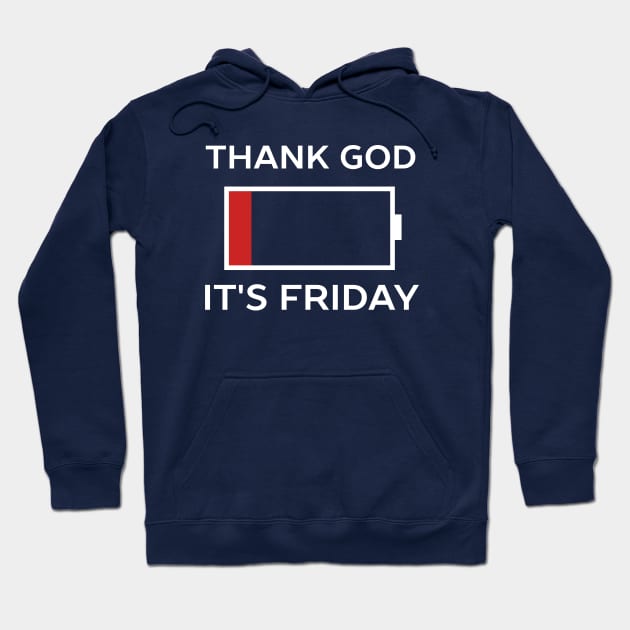 Woohoo Thank God It’s Friday Retro Vintage Hoodie by happinessinatee